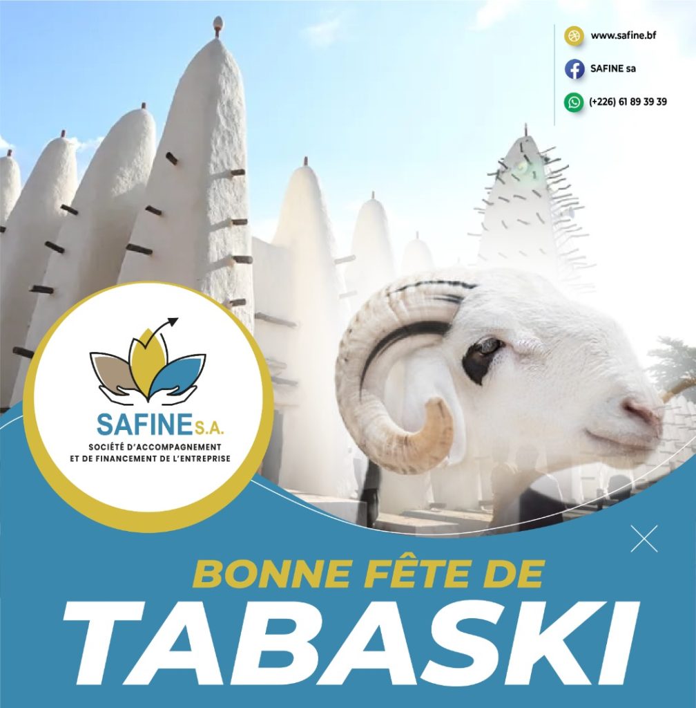 Fête de LA TABASKI. SAFINE SA